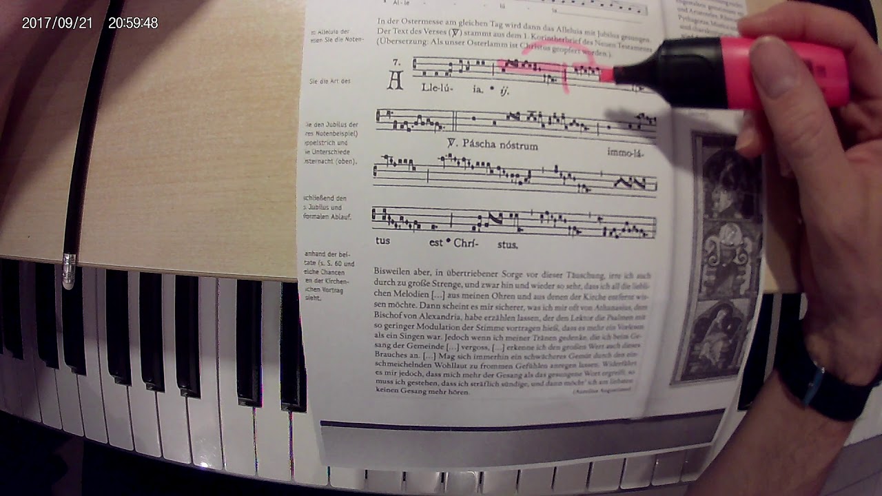 Gregorianischer Choral Psalmodie und Jubilus