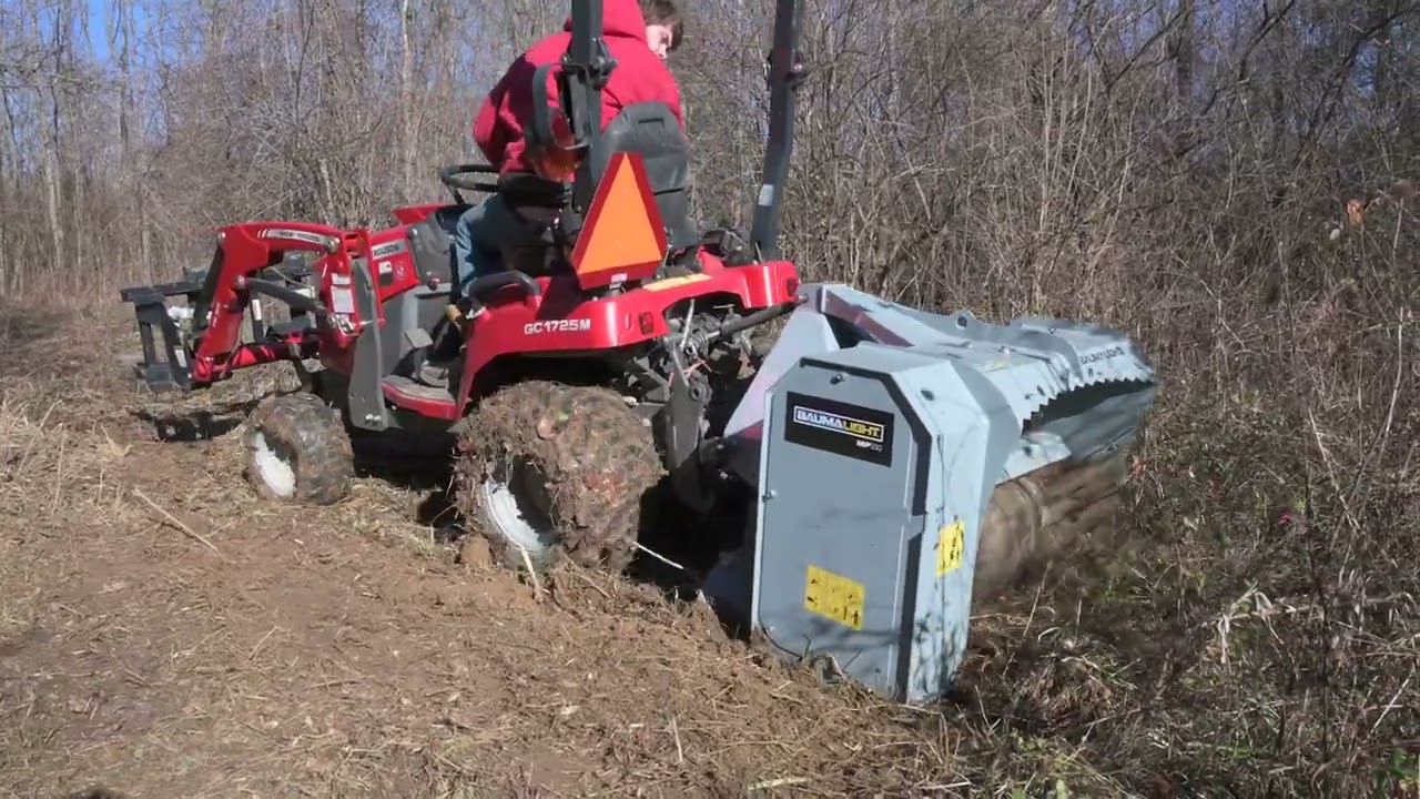 MP330 Fixed Tooth Mulcher for Power Take Off on a Tractor