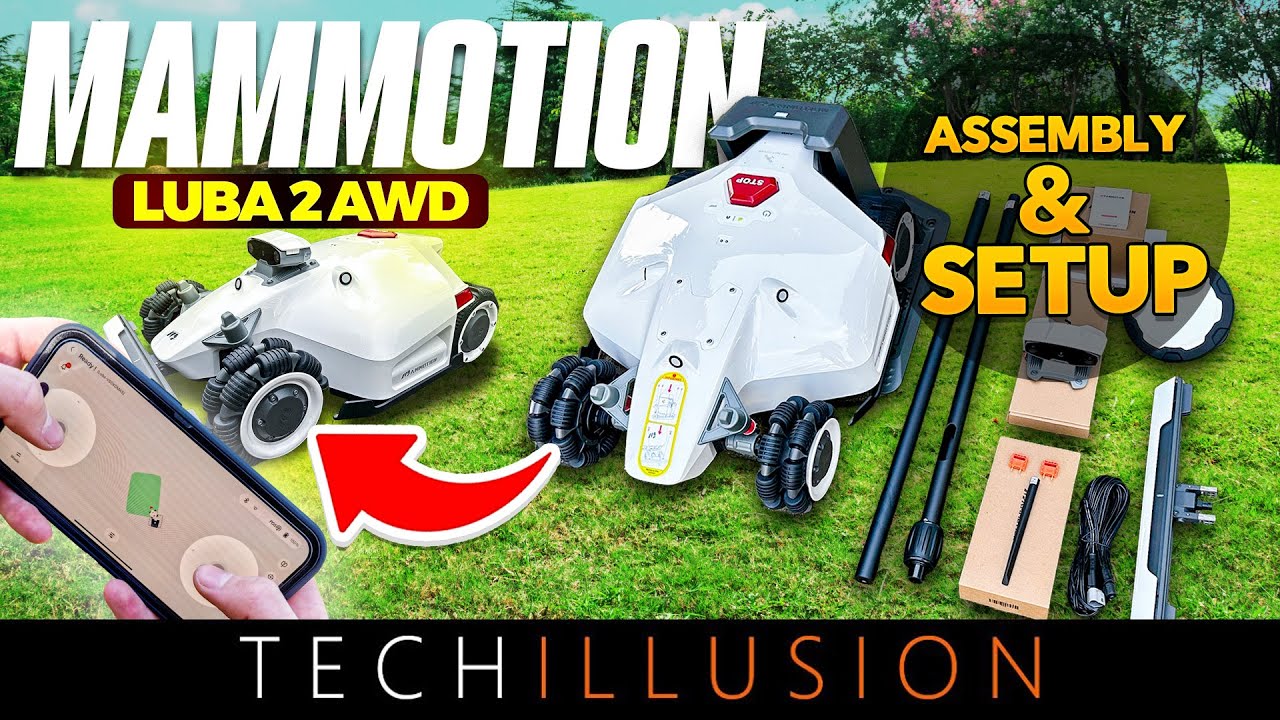 🔥Установка, настройка и ввод в эксплуатацию Mammotion LUBA 2 AWD ✔︎ Пошаговое руководство Luba 10...