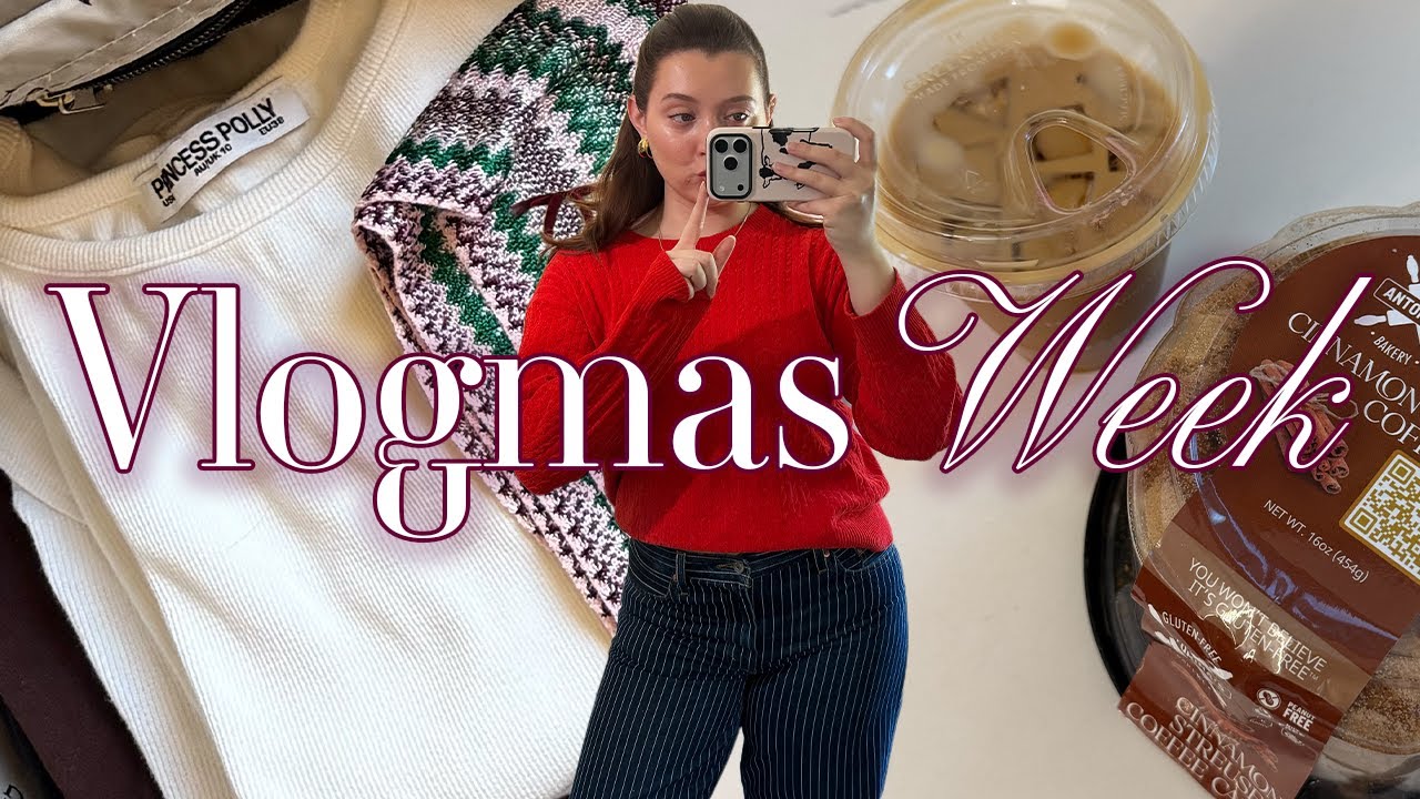 Vlogmas Day 6 & 7 🧳🎄 family traditions, packing and the realities of working in PR