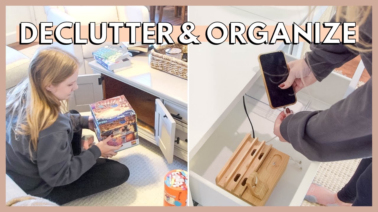 Super SATISFYING Declutter with Me | decluttering & organizing my home + furniture decluttering