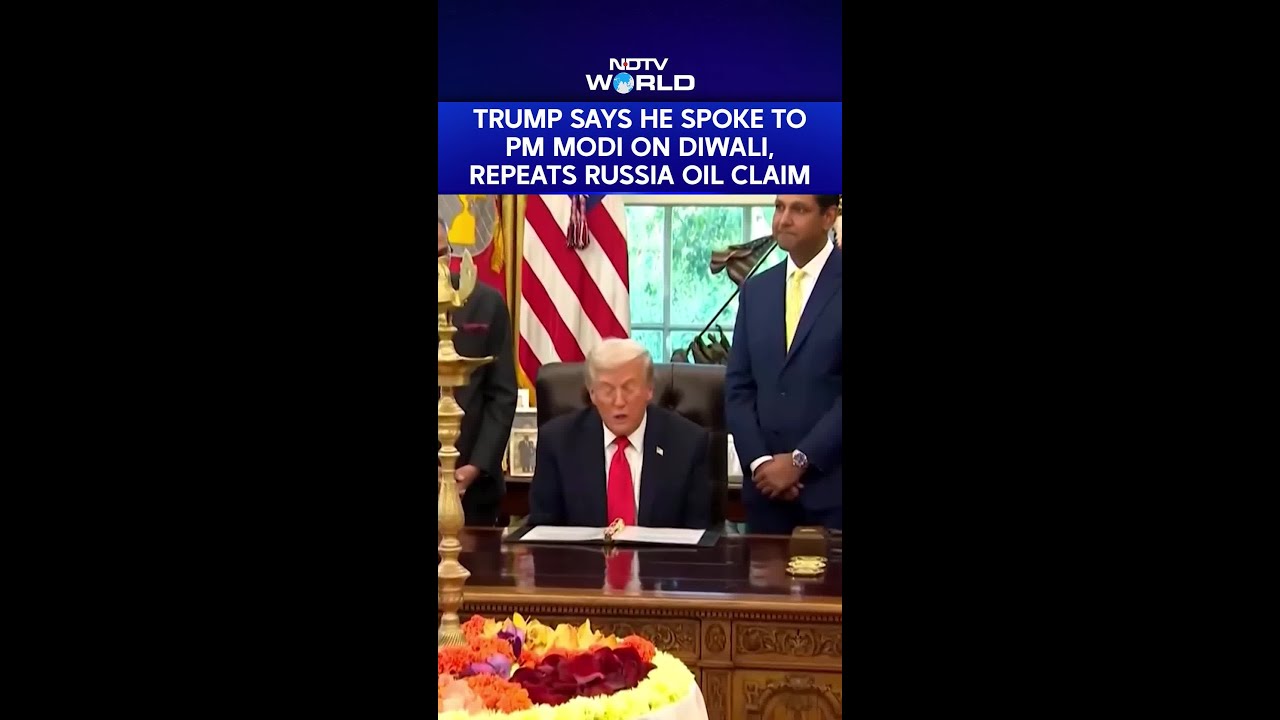Trump Says He Spoke To PM Modi On Diwali, Then Reiterates Russian Oil Claim