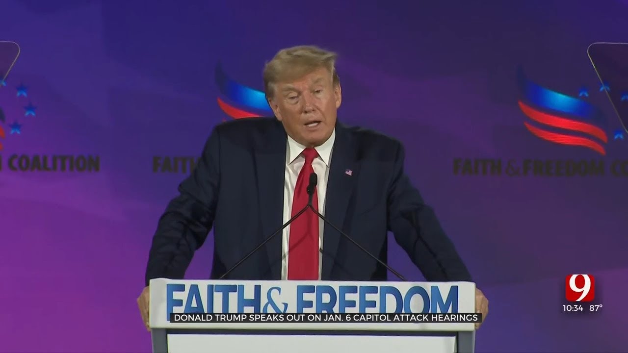 Donald Trump Speaks Out On Jan. 6 Capitol Attack Hearings