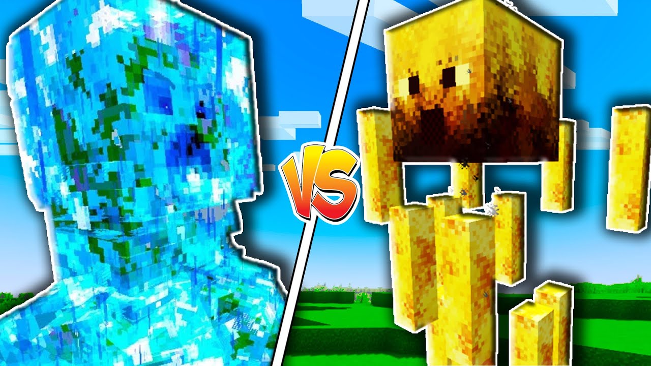 CHARGED CREEPER TITAN VS BLAZE TITAN | Minecraft MOB BATTLE | TITAN BATTLES
