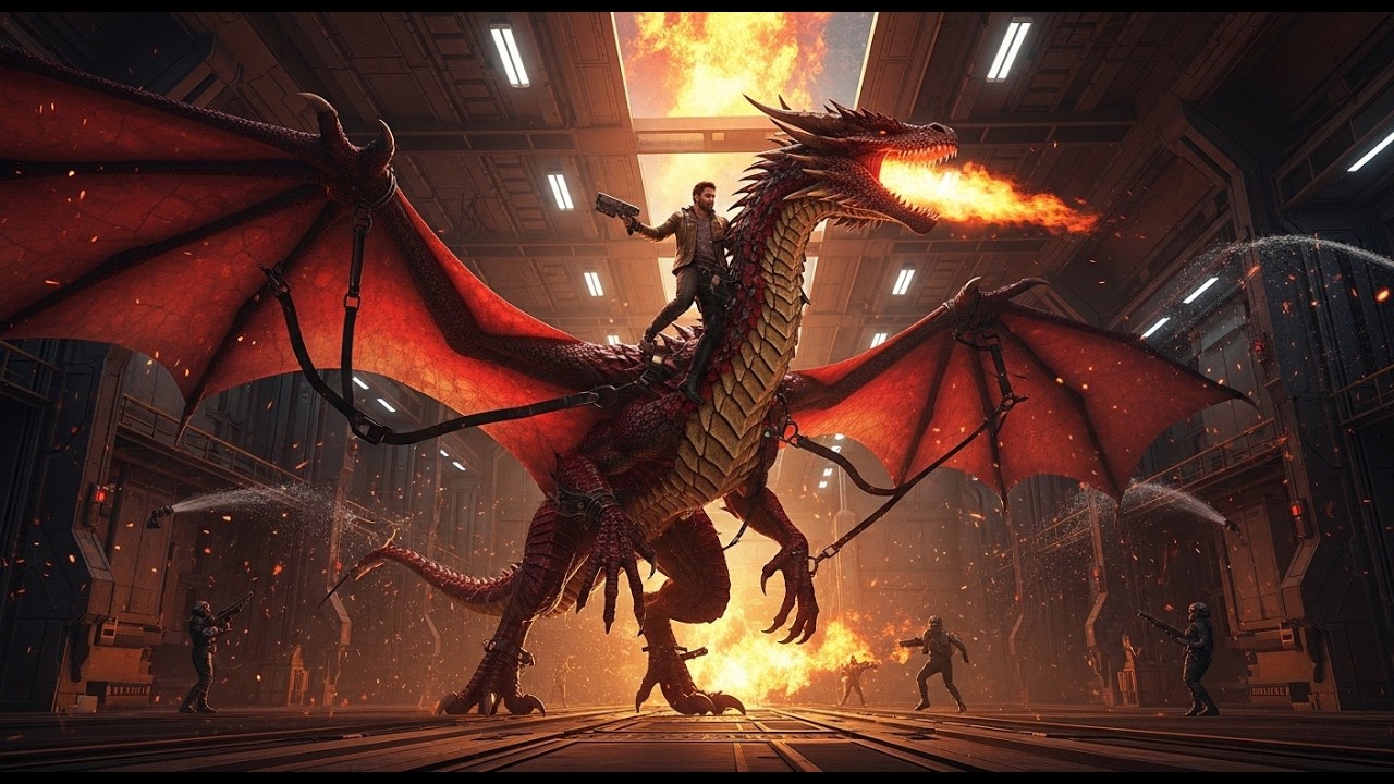 Human Rescues Dragon: The Day the Draconian Empire Burned