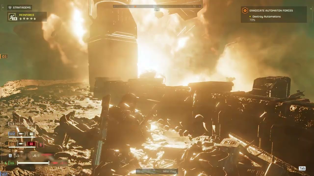 Helldivers 2: Bot Wreckage