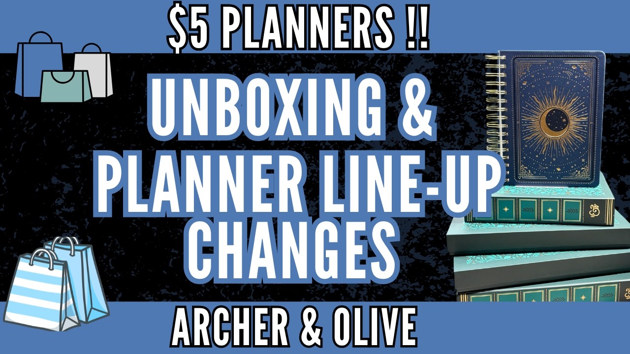 $5 Planners = Planner Line-Up Update [Haul and Plan With Me]