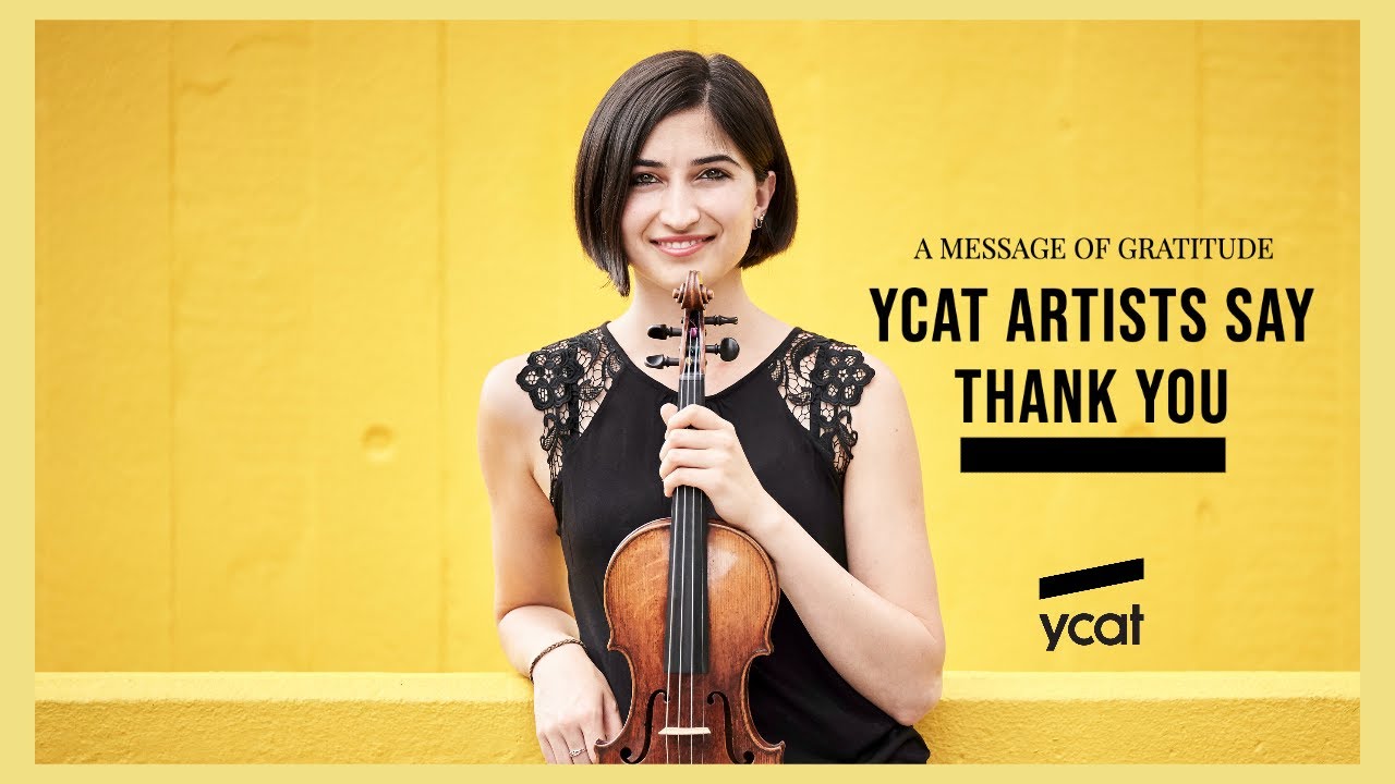 YCAT Artists say thank you - A message of gratitude