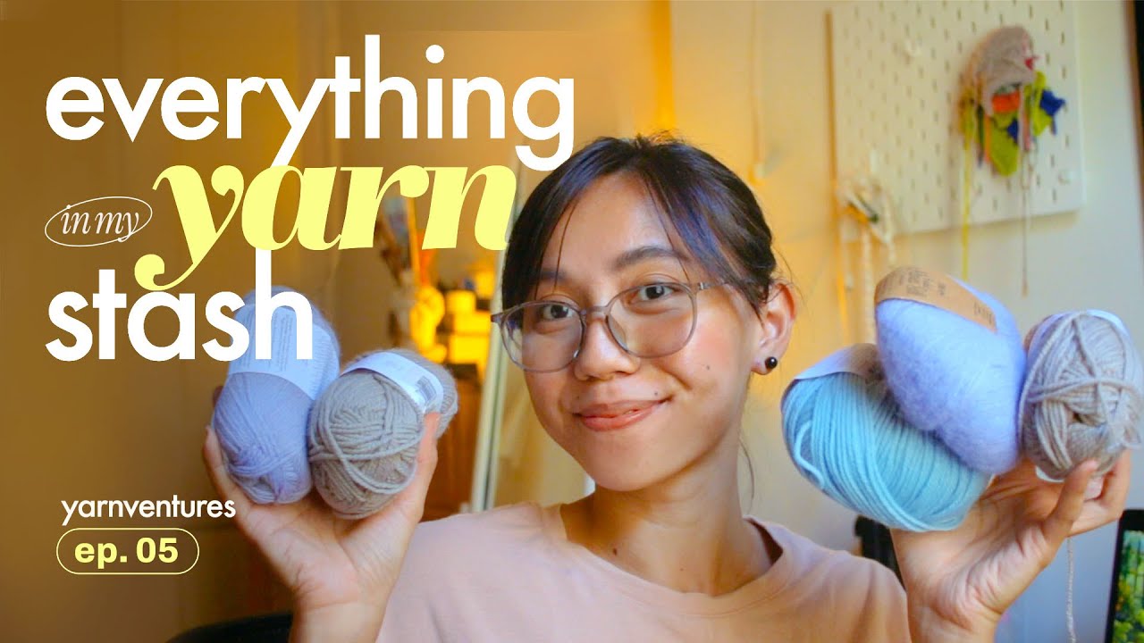 what's in my stash? | yarn catalogue, what is 'mulesing'?, knit plans & total cost (ep. 05)