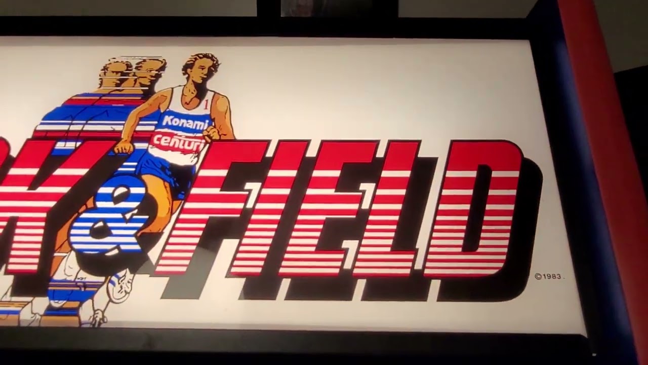 My arcade walk through and a humbling play of Hyper Sports Rearranged (Track and Field).