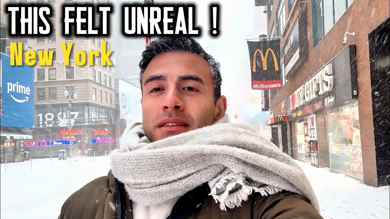 ❄️🌨️Snowfall in NYC feels different | 26th Jan 2026 