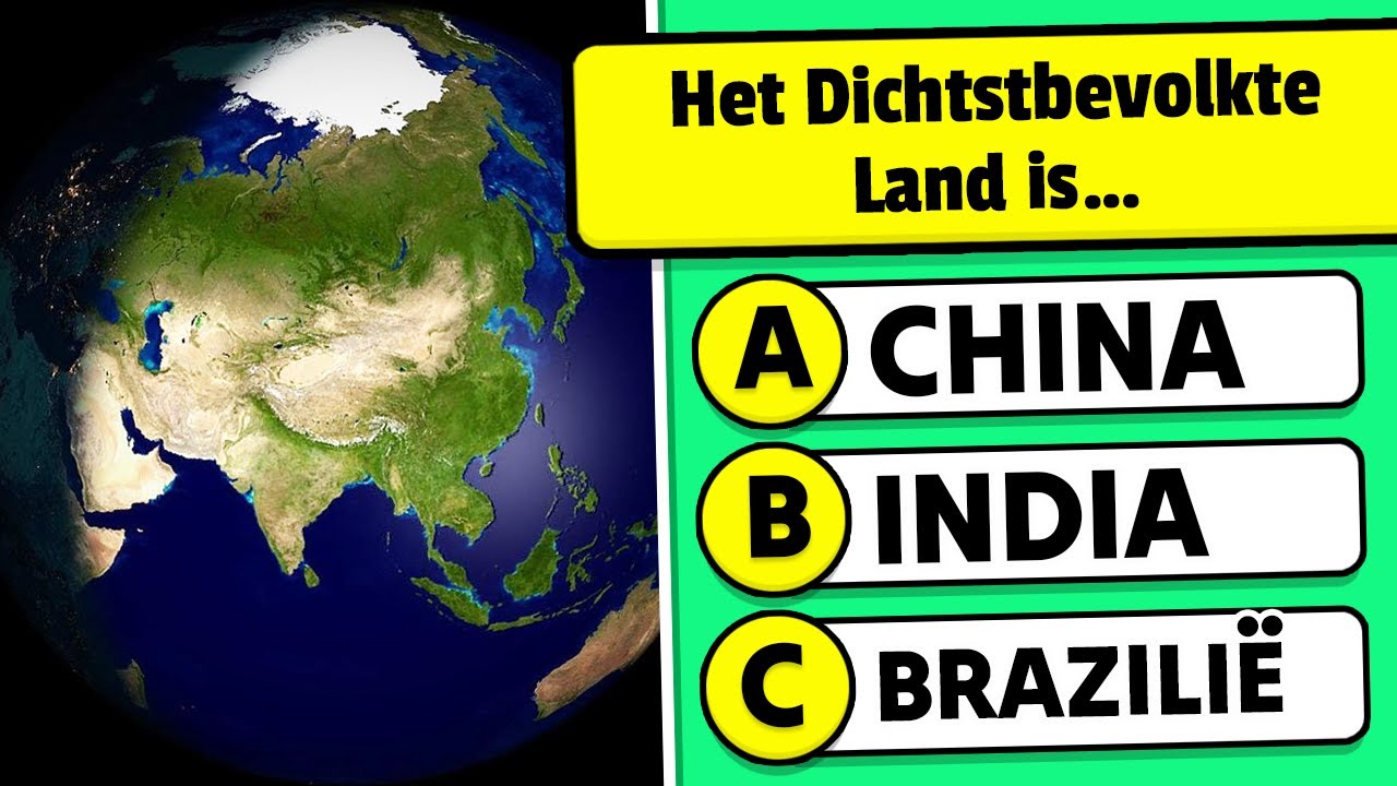Wereld Geografie Quiz | 50 Vragen - Hoe Goed Ben Jij in Aardrijkskunde? 🌍🤔