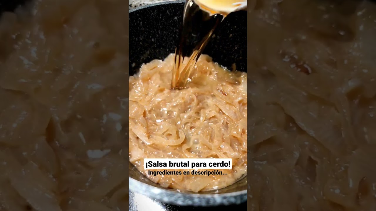 &iexcl;La mejor salsa para cerdo asado! 🍖🍽️ #shorts #youtubeshorts #recetas