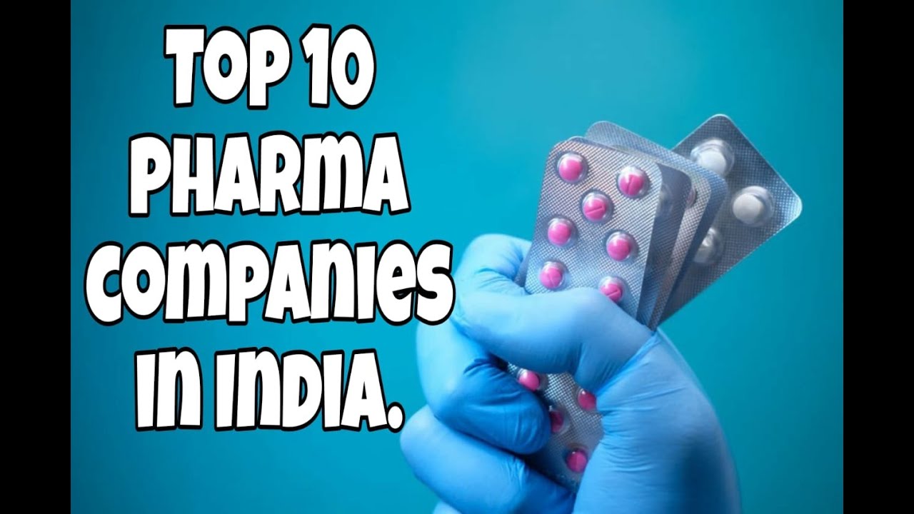Top 10 pharma companies in India.