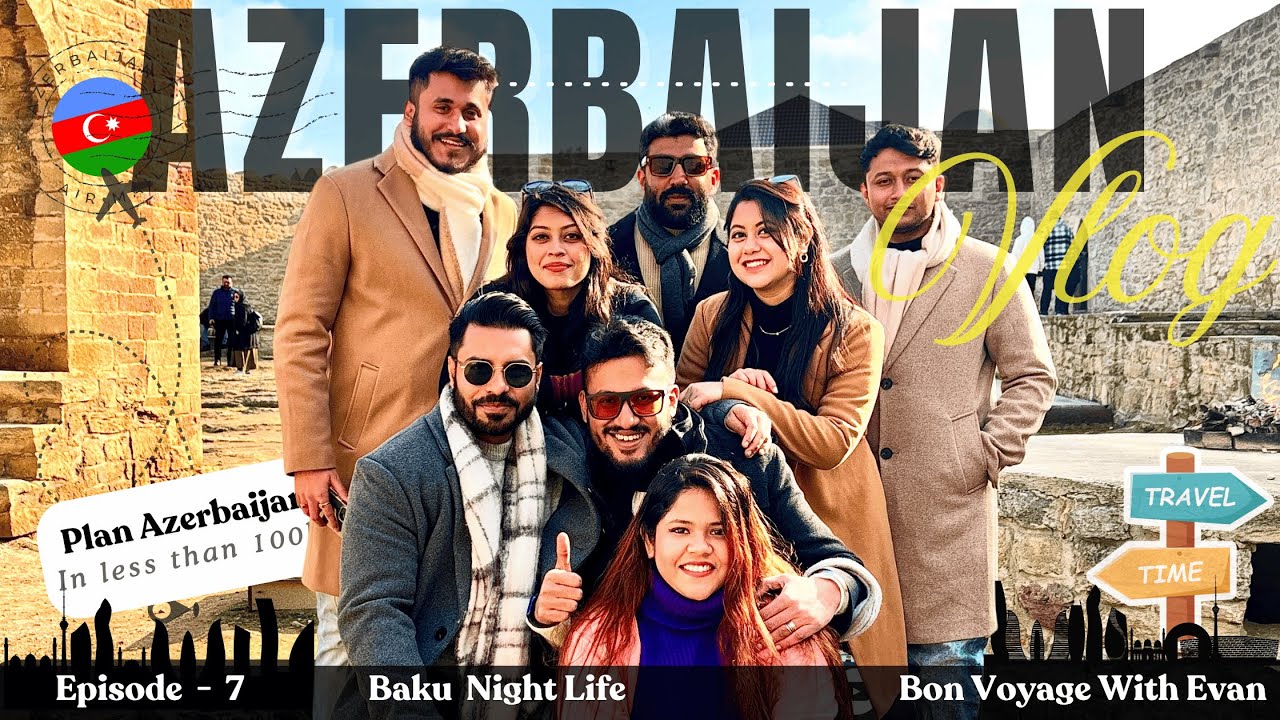 Azerbaijan Episode 7 - Night life in Baku | Carnival | Little Venice | Highland Park | Nizami Street