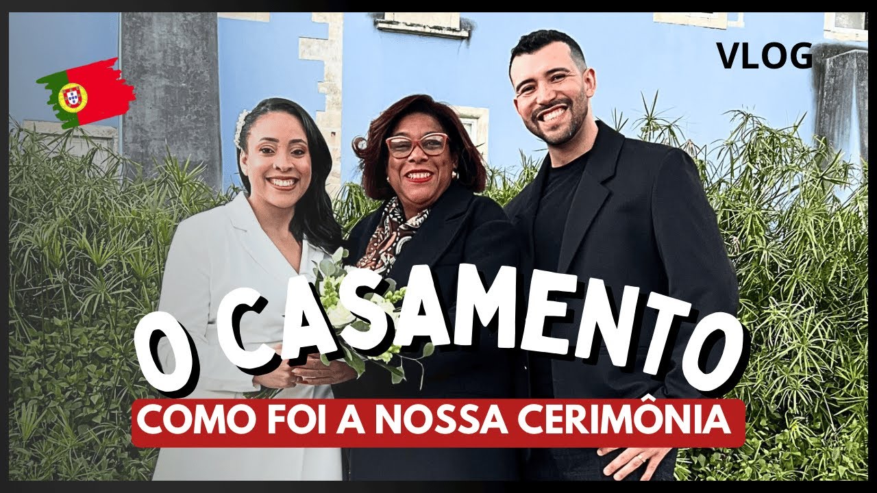 VLOG: DIA DO NOSSO CASAMENTO EM LEIRIA - PORTUGAL | CERIMÔNIA NO CIVIL E SESSÃO DE FOTOS