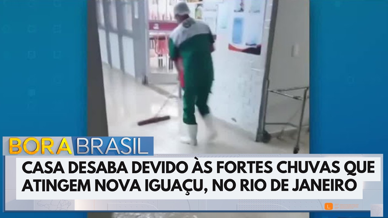 Chuvas em Nova Iguaçu (RJ) deixam famílias desalojadas | Bora Brasil
