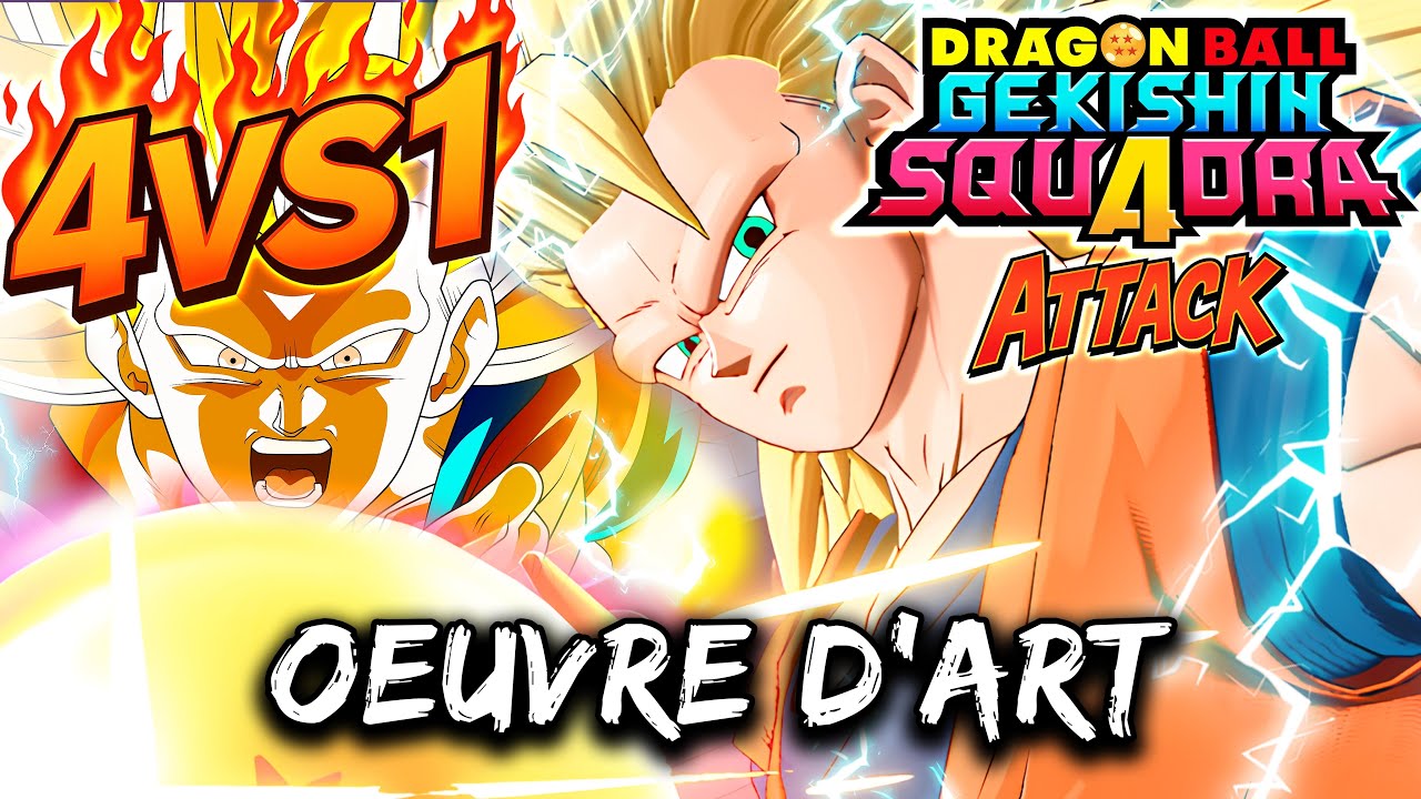 MON BUILD GOKU SSJ3 EST UNE OEUVRE D'ART : QUADRUPLE KILL DRAGON BALL GEKISHIN SQUADRA !
