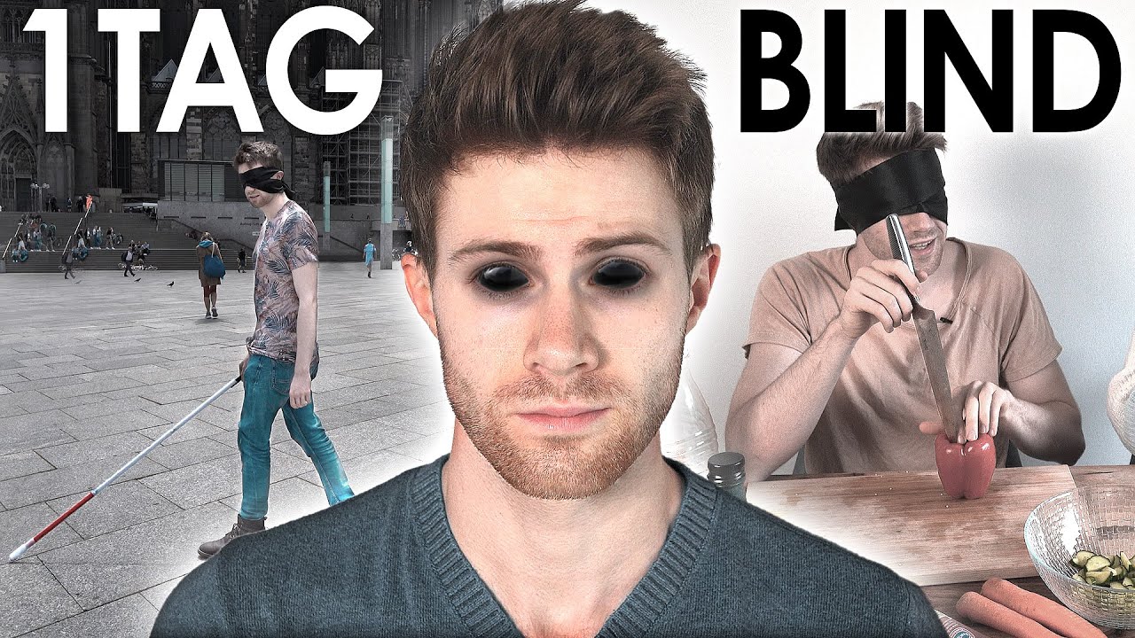 1 Tag BLIND in der Großstadt | Selbstexperiment