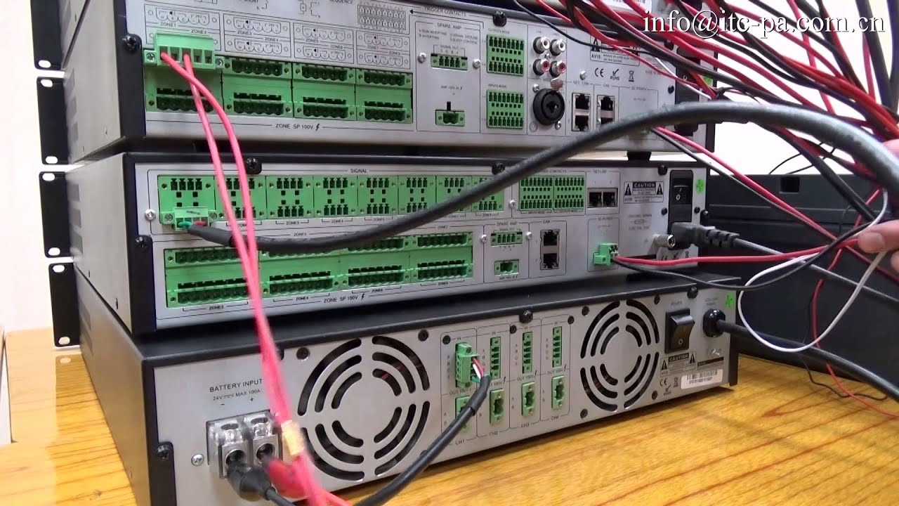 ITC Evacuation Voice Alarm Message System: how to connect
