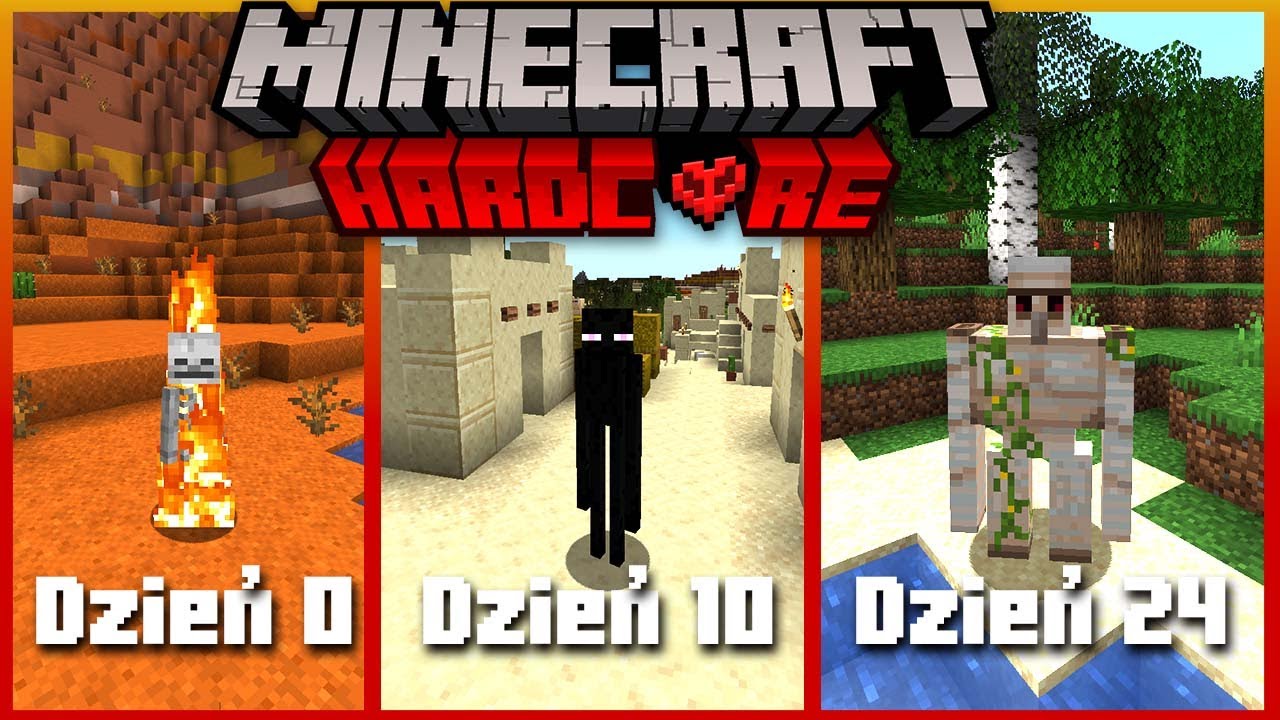 Przeżyłem 25 DNI będąc zmiennokształtnym w Minecraft HARDCORE!