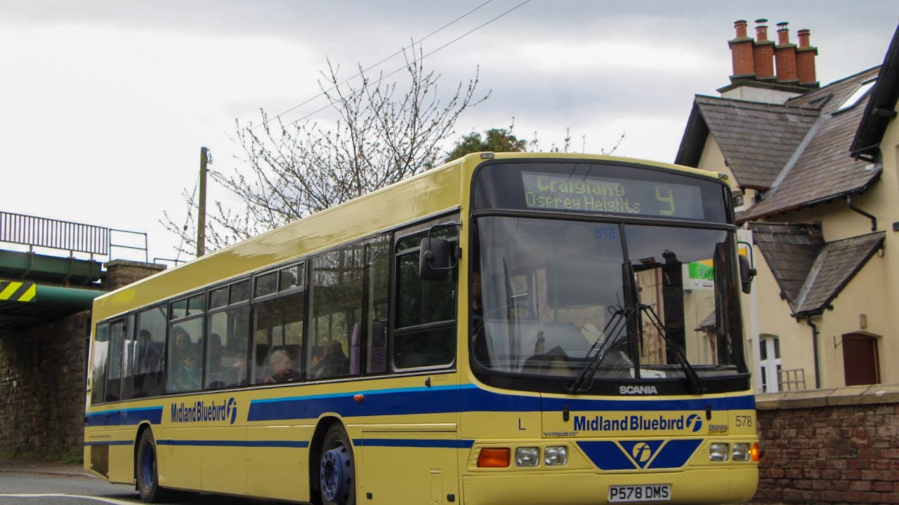 Preserved Scania L113 P578 DMS on Kirkby Stephen Shuttles