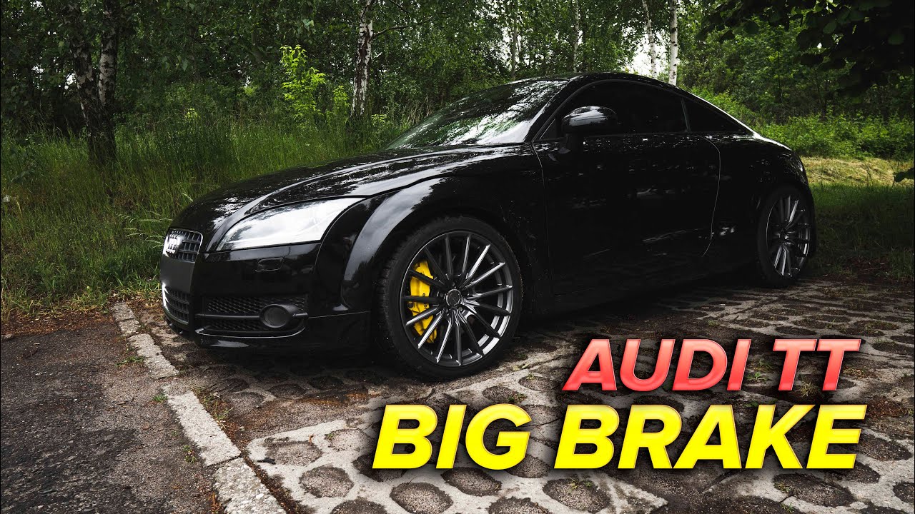 Audi TT MK2 BIG BRAKE 350mm PORSCHE 18Z SWAP