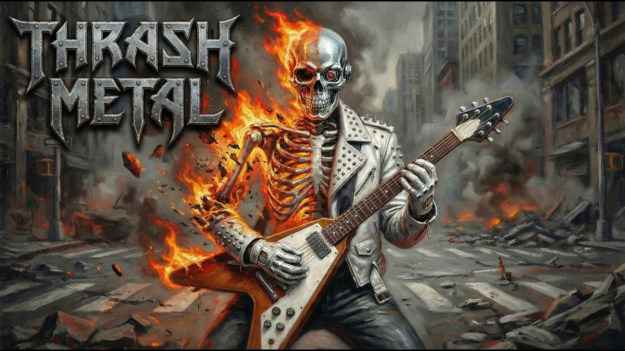 High Velocity Thrash Metal Instrumental Delivering Ruthless Riff Assault