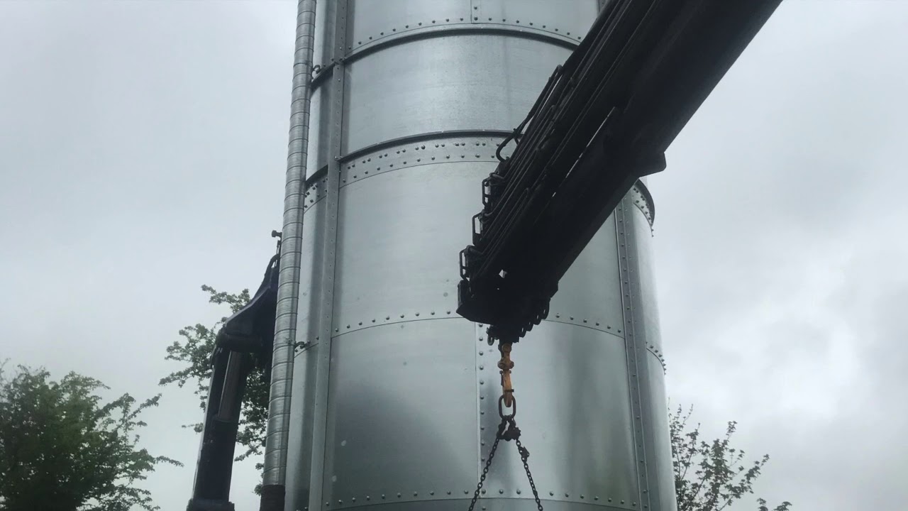Blacks Whiskey Distillery Grain Silo Install