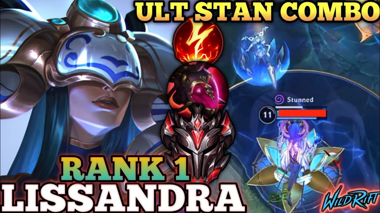 LISSANDRA DEADLY ULT FROZE COMBO! BEST MVP BUILD - TOP 1 LISSANDRA GLOBAL BY LİSSCOBAR - WILD RIFT