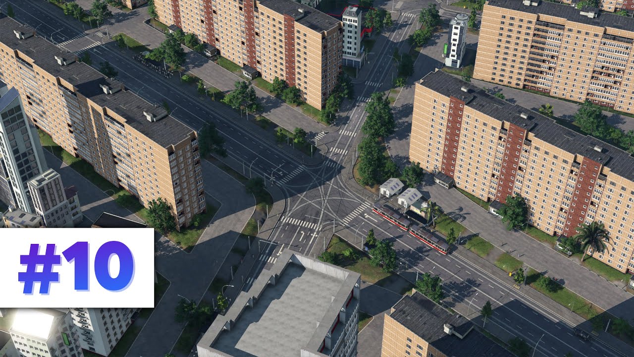 ПАНЕЛЬНЫЕ ДОМА ИЗ СССР  - #transportfever2  #10