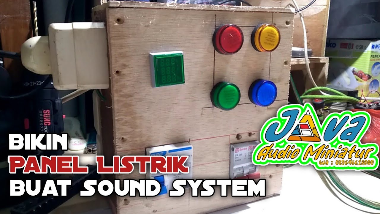 Panel listrik buat sound system dan lain-lain