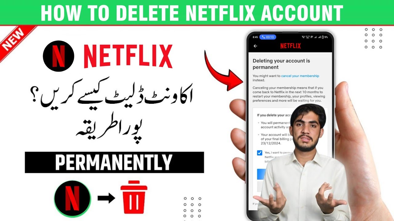 Netflix Account Delete Kaise Kare | Netflix Account Permanently Delete Karne Ka Tarika