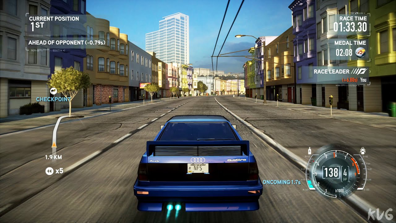Need for Speed: The Run - Audi Quattro 20V (Rally Bodykit) 1991 - Gameplay (PC UHD) [4K60FPS]