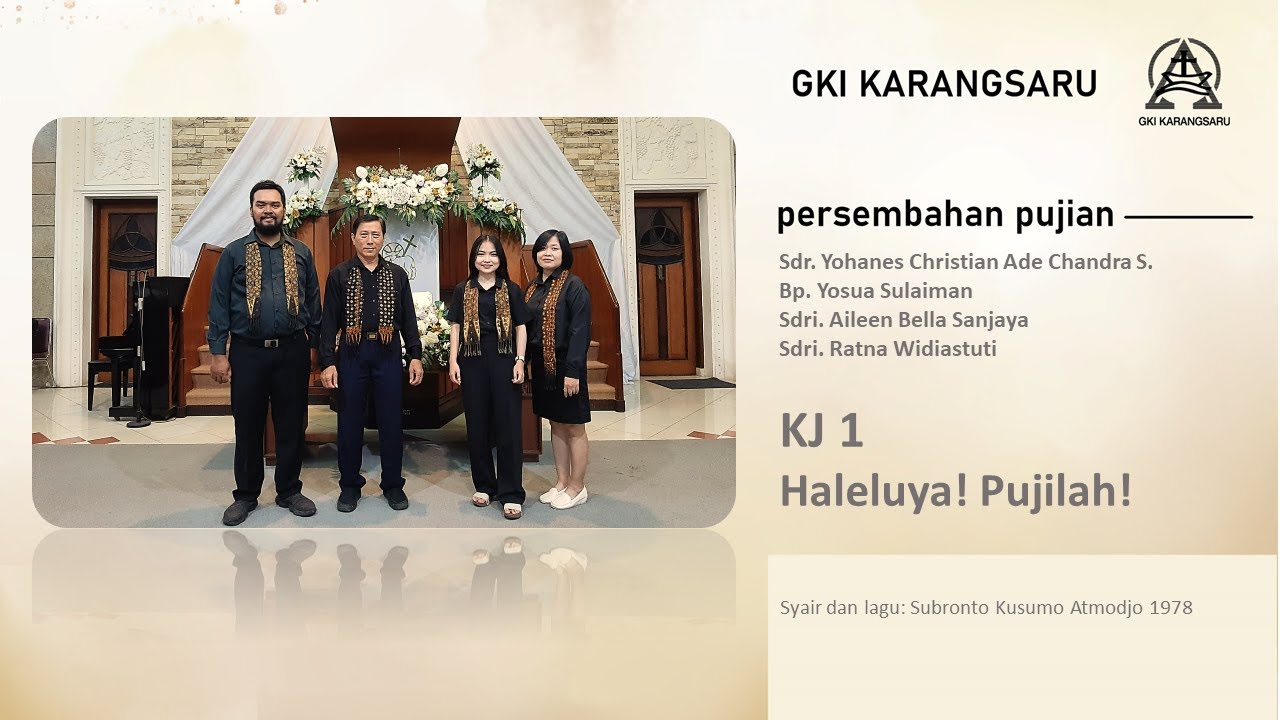 KJ 1 | HALELUYA! PUJILAH