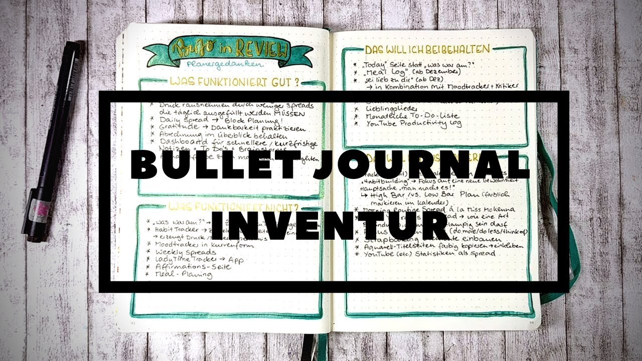 Bullet Journal Jahresrückblick | Review meines Planers für ein organisiertes 2019! (deutsch)