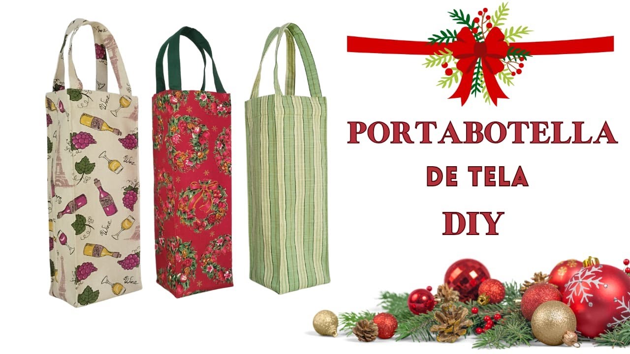Prueba esta Fácil Manera de Hacer la Bolsa Portabotella. ¿Eres aprendiz? Te Quedará Perfecta.
