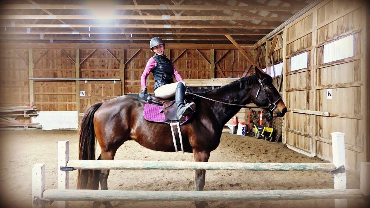 RECORD BREAKING JUMP ON MY NEW HORSE!