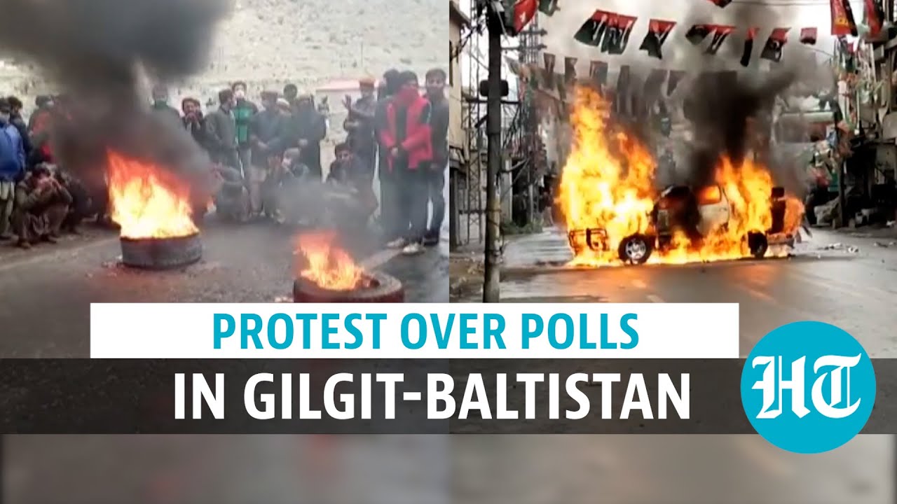 Watch: Protest in Gilgit-Baltistan against Imran Khan govt over &lsquo;rigged&rsquo; polls