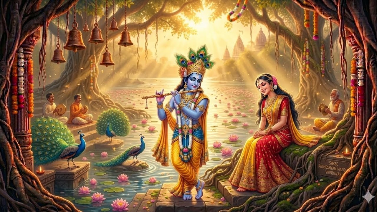 मेरी हर साँस में बस तेरा नाम ❤️ | Radha Krishna Beautiful Bhakti Song | Krishna Flute Song 2026