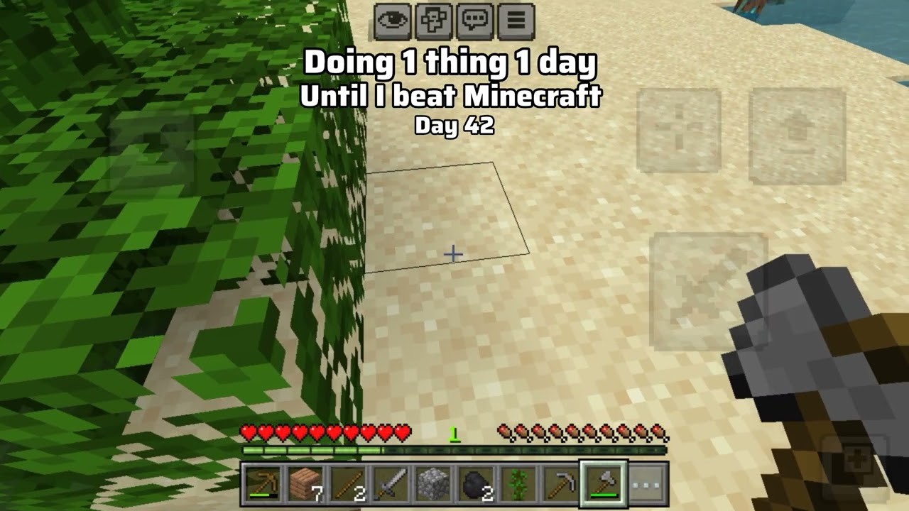 Day 42 of doing 1 thing 1 day until i beat Minecraft