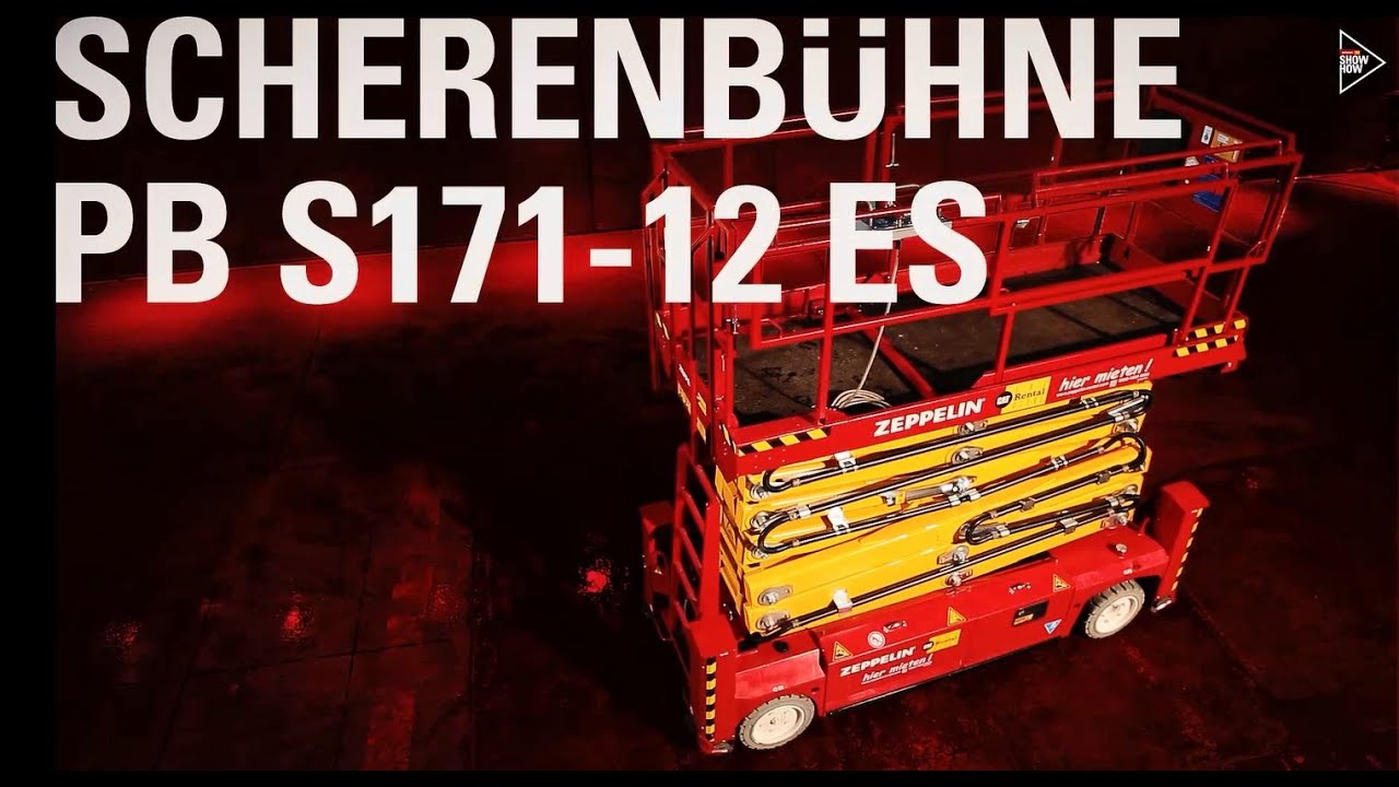 Bedienungsanleitung Scherenbühne – Zeppelin Rental SHOW HOW