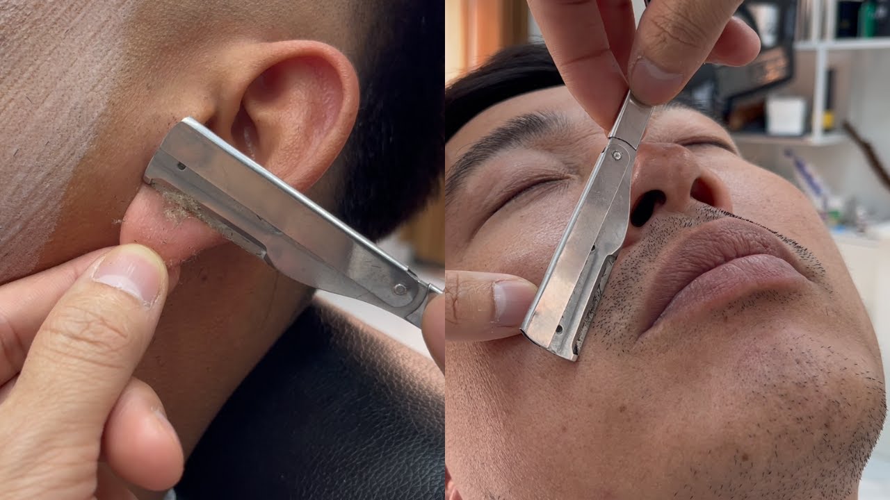 ASMR 🙀 FOR A GOOD SLEEP 🤦🏽‍♂️ 1 HOUR SHAVING BEARDS AND DEAD SKIN FOR MAN | SHAVING ASMR EP506.1