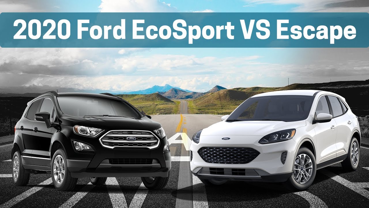 Head to Head | Comparing the 2020 Ford EcoSport to the 2020 Ford Escape