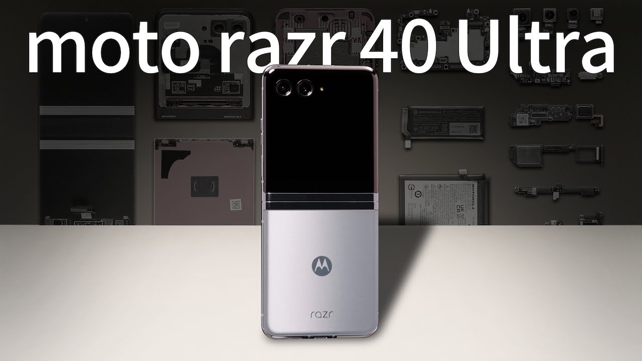 moto razr 40 Ultra 拆解：外屏体验最好的竖折机！【享拆】 - 微机分WekiHome