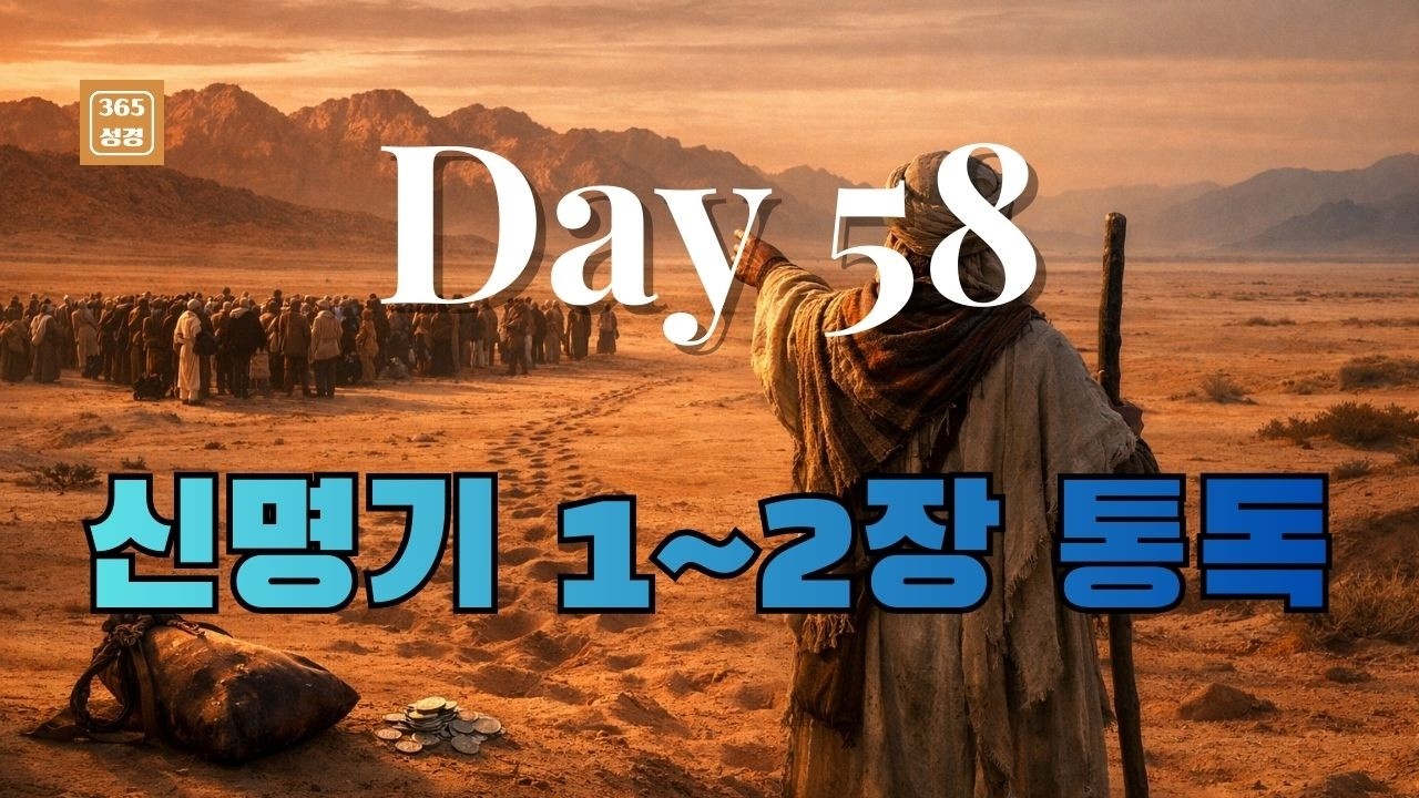 2월27일[성경통독&묵상- 58일차]:신명기 1~2장