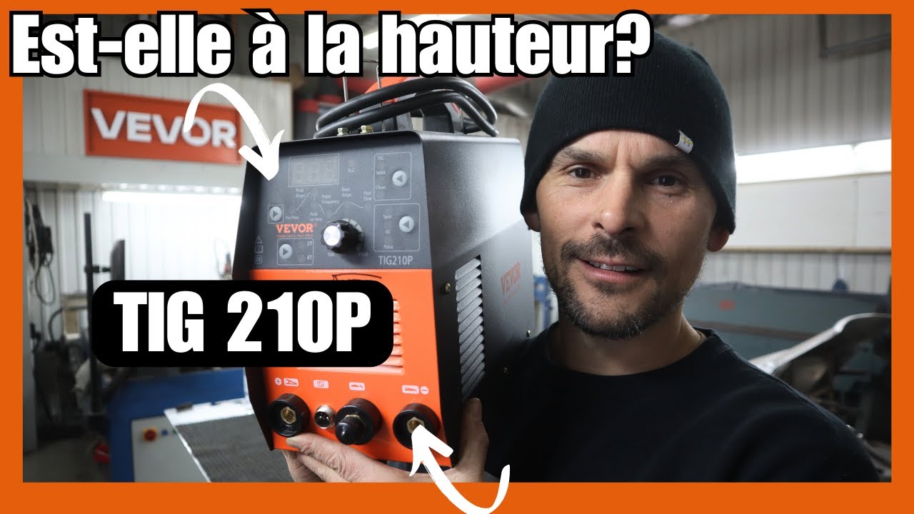 VEVOR TIG 210P, je teste et j'exploite le mode pulsé !! #vevor