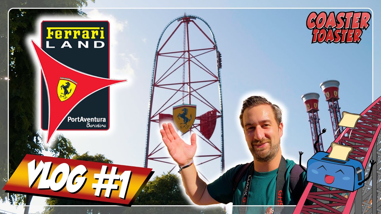 Ferrari Land PortAventura - Die höchste + schnellste Achterbahn Europas und mehr | Vlog #1 Spanien