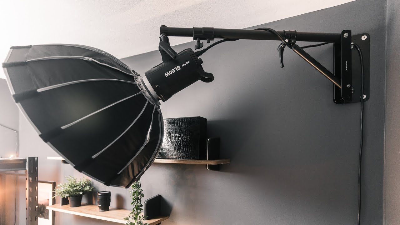 Best lighting hack for your home office? Feat. Neewer Wall Mount Boom Arm.