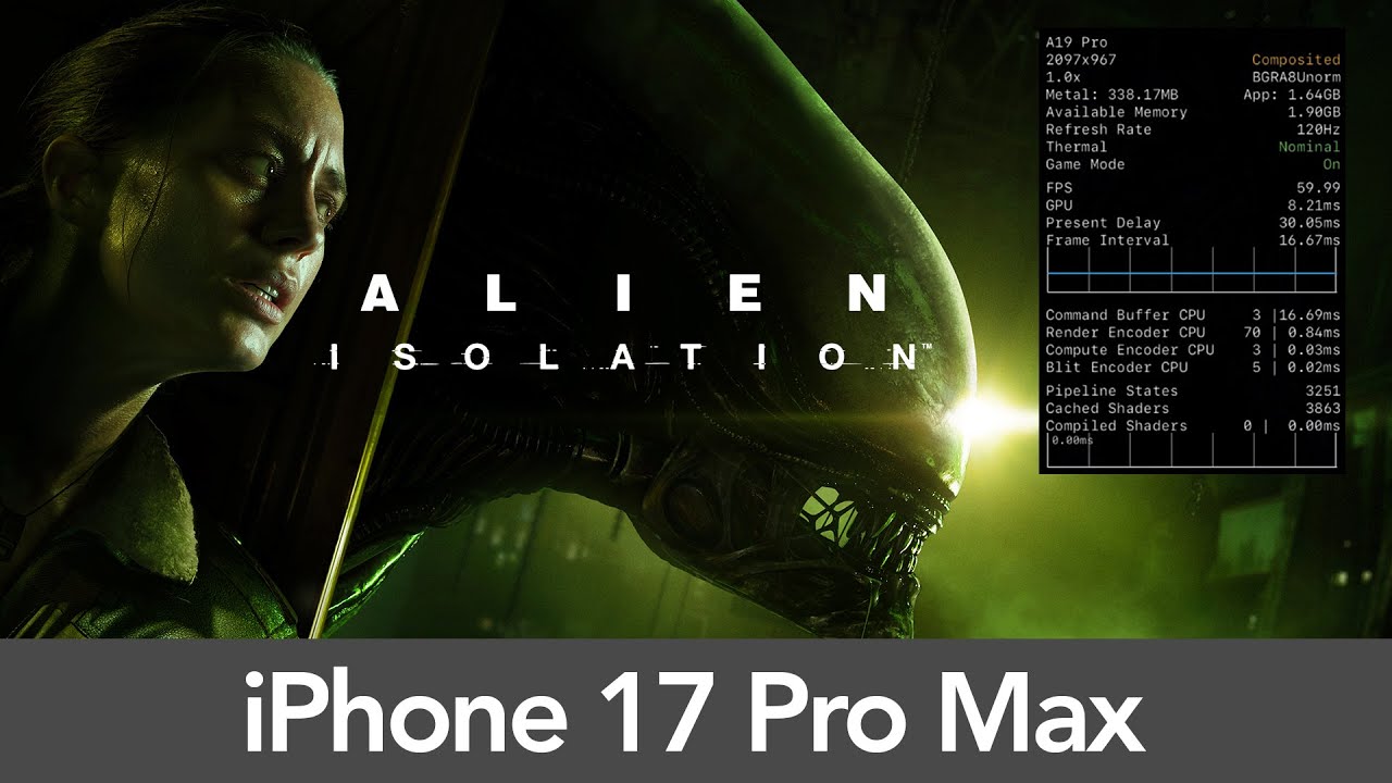 iPhone 17 Pro Max Alien Isolation - Performance